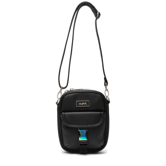 X-Girl Bags BLACK / O/S OVAL LOGO SHOULDER BAG