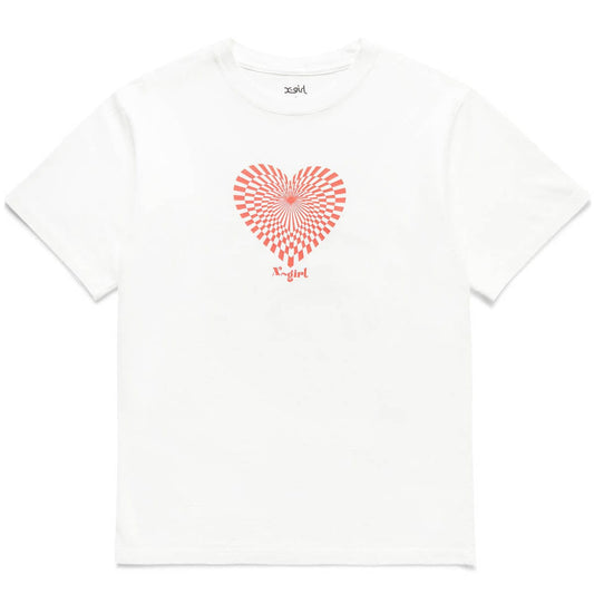 X-Girl Womens GEOMETRIC HEART S/S TEE