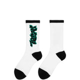 X-Girl Socks WHITE / O/S GRAFFITI RIB SOCKS