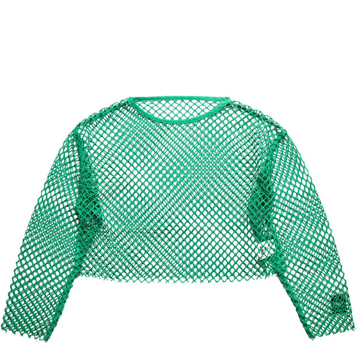 X-Girl Shirts GREEN / O/S MESH CROPPED TOP