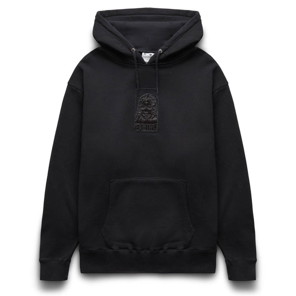 SATIN PATCH SWEAT HOODIE