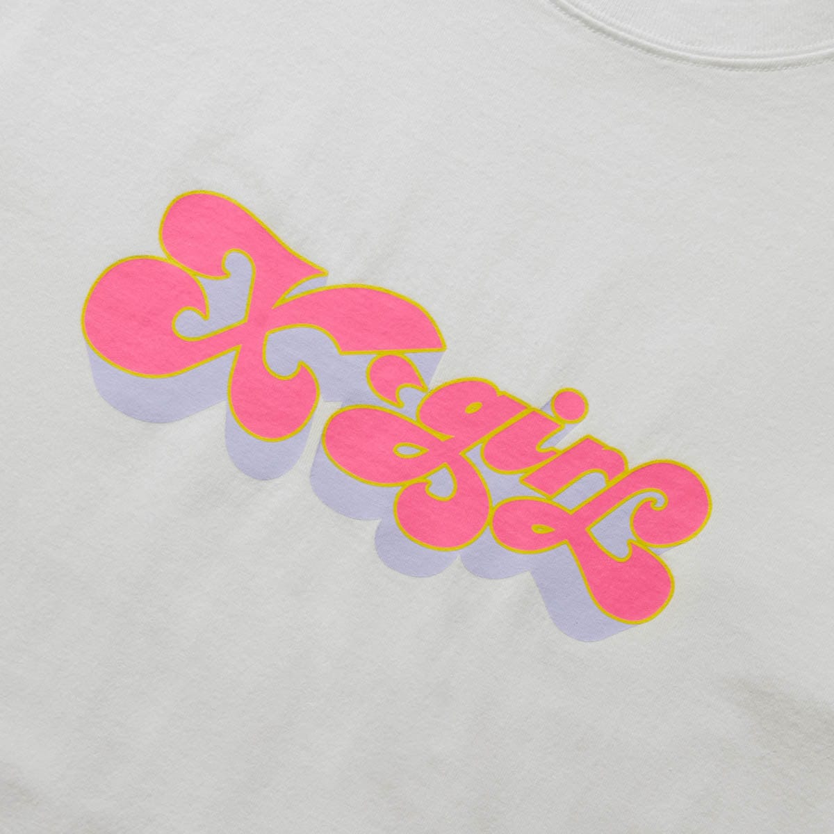 X-Girl T-Shirts CANDY LOGO S/S CROPPED TEE