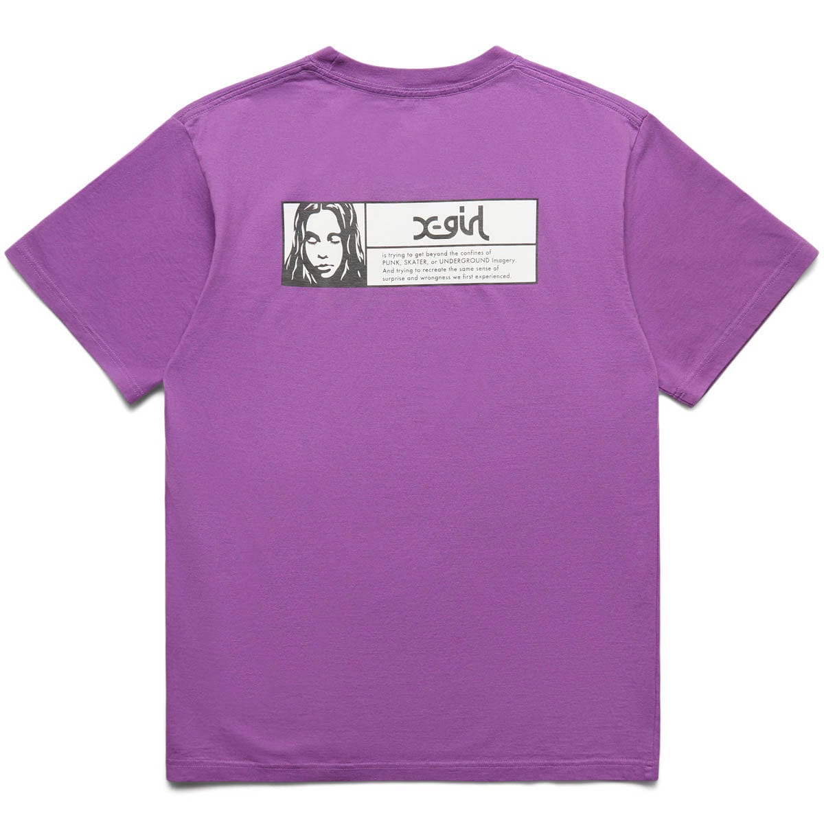 X-Girl T-Shirts FACE BOX LOGO S/S TEE