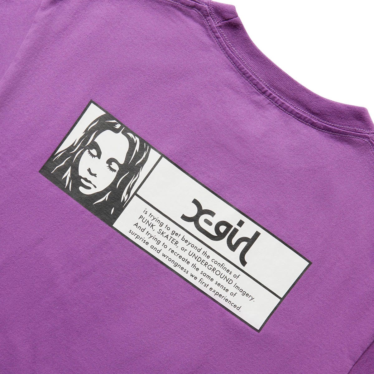 X-Girl T-Shirts FACE BOX LOGO S/S TEE