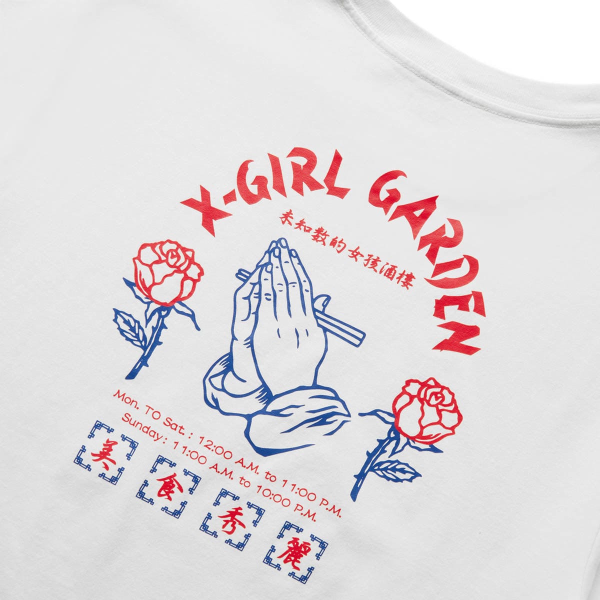 X-Girl T-Shirts X-GIRL GARDEN S/S TEE